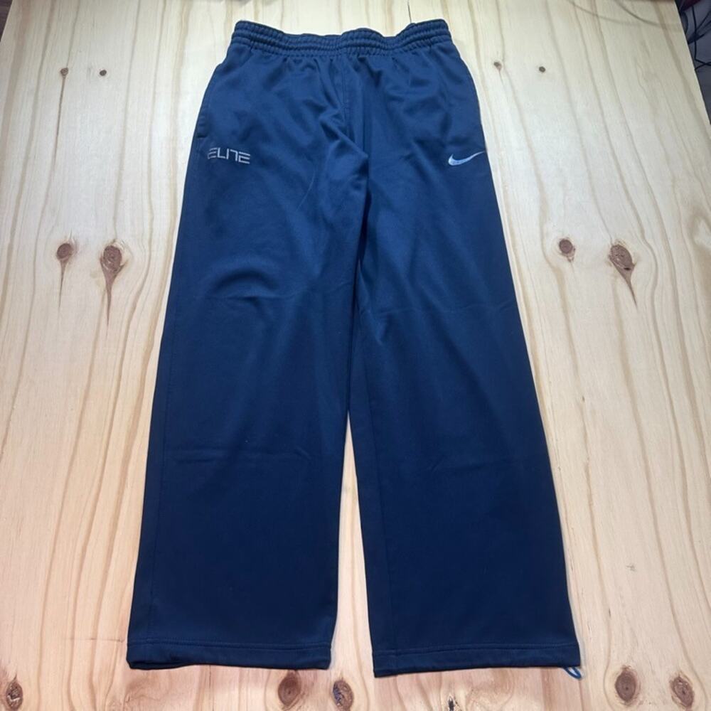 Nike Elite Therma Fit Mens Medium Blue Training Workout Baggy Sweatpants READ!!